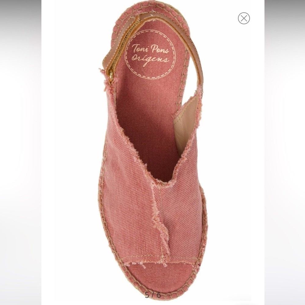 🆕 TONI PONS 'Lugano' Espadrille Wedge Sandal SIZE 41 / US 10 - Picture 6 of 10